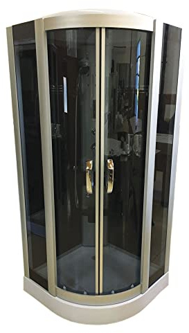 Cabine de douche hydromassante 90 x 90 cm Douche Complète avec Receveur de Douche - New York