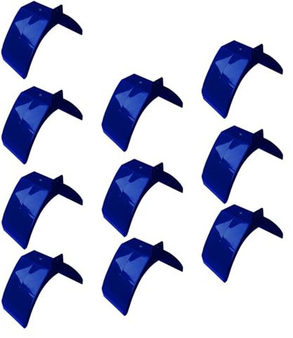 perfk 10 Stück Vogelstangen für Tauben & Papageien - Leichte PP Ruheständer mit Anti-Rutsch-Oberfläche - Ideal für Garten, Voliere & Balkon