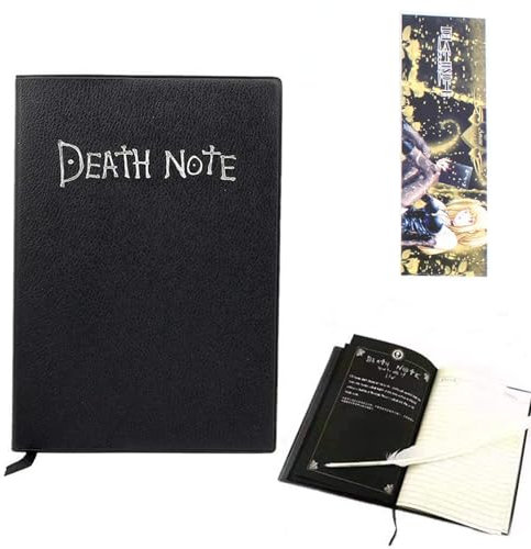 FUSHENGCHUANG Mode-Anime-Thema Death Note-Cosplay-Notizbuch, Kann als Tagebuch und Notizbuch verwendet werden