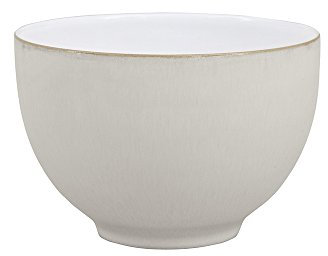 Denby Natural Canvas Deep Noodle Bowl, Ceramic, Cream, 14.5 x 14.5 x 10 cm