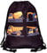 HECKBO Kinder Turnbeutel 4 Baufahrzeugen Bagger - 40x32cm - Sportkleidung Trinkflasche - Kindergarten, Schule, Stoffbeutel Kita - Rucksack, Tasche, Sportrucksack, Sportbeutel Junge Mädchen