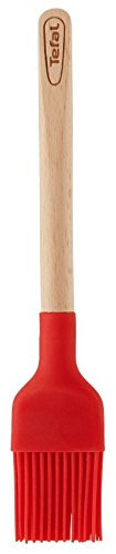 Tefal Wooden Spatula, Wood, Bois/Rouge, 2,2 x 24,5 x 9,2 cm