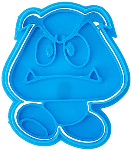 Cuticuter Goompa Mario Bros Cortador de Galletas, Azul, 8x7x1.5 cm