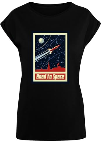 Mister Tee (MISUQ) Women's Road to Space Box Tee T-Shirt