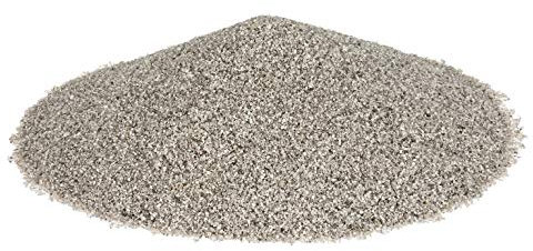 NaDeco Dekosand Brilliant grau 0.1-0.5mm 1kg Grauer Farbsand Zierkies in grau Grauer Dekokies Quarzsand grau Streusand Farbiger Deko Sand