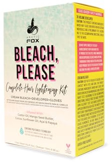 ARCTIC FOX Bleach Please Hair Bleach Kit - Vegan Cream Lightener - 6 oz Kit