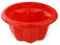 Dr. Oetker Flexxibel Love Molde Silicona Horno Redondo para Rosco Alto, apto para lavavajillas, silicona flexible resistente al calor color rojo 18x18x9 cm, 1ud.