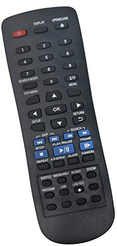 ALLIMITY N2QAYA000015 Fernbedienung Ersetzen für Panasonic DVD Player DVD-S38 DVD-S48 DVD-S58 DVD-S68 DVD-S485 DVD-S500 DVD-S700