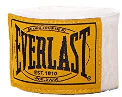 Everlast Unsiex Erwachsene Sport Boxen Handbandagen 1910 Handwraps, Weiß, 180