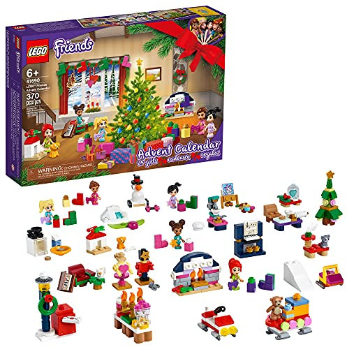 LEGO Friends Advent Calendar 41690 Building Kit; Christmas Countdown for Creative Kids; New 2021 (370 Pieces)