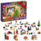 LEGO Friends Adventskalender 41690 Bausatz; Weihnachts-Countdown für kreative Kinder; Neu 2021 (370 Teile)