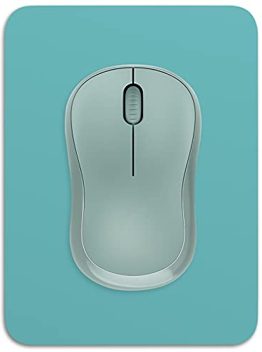 Dapesuom kleines Mauspad, 15 x 20 cm, mit Rutschfester Gummiunterseite, wasserdichtes Mini-Mauspad für Damen, Herren, kabellose Maus Laptops, Zuhause, Büro, Reisen, Malachitgrün