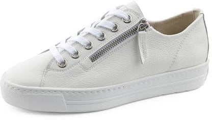 Paul Green Damen SUPER Soft Pauls, Frauen Low-Top Sneaker,schnürschuhe,schnürer,Plateausohle,Halbschuhe,straßenschuhe,Weiß (White),39 EU / 6 UK