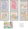 MOROBOR Matisse Wandkunst-Ausstellungsposter, Henri-Matisse-Poster für Zimmer, ästhetische, rahmenlose, abstrakte Kunstdrucke (20,3 x 25,4 cm), 6 Stück