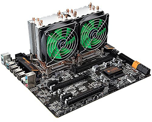X79-4D Combo Scheda Madre Dual LGA2011 CPU Socket 2 Processori Xeon E5 2670 2.6 GHz con Dispositivi di Raffreddamento 4 * 8G RAM 32G Reg ECC, Fit for HUANANZHI