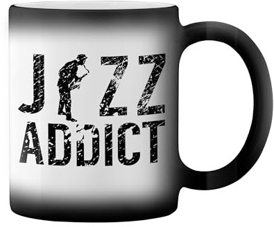 jazz addict saxophone Black Magic Tasse Mug