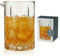 Viski Crystal Cocktail Mixing Glass - Cocktail Pitcher Mixing Glass in Thick Base Design and Pour Spout Bartending Glasses - Barware Mixing Essentials 500 ML