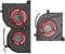 Ventilador de Refrigeración GPU de CPU de 4 Pines, Ventilador de Refrigeración para Portátil de Disipación de Calor Rápida para GS63VR para GS63 para GS73 para GS73VR para MS 17B1,(CPU+GPU)