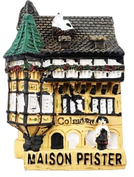Colmar France Kühlschrankmagnet Reise Souvenir Kühlschrank Dekoration 3D Magnet Aufkleber handbemalt Craft Collection