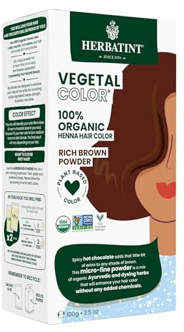 Herbatint Organic Hot Chocolate Power Vegetal Colour 100g