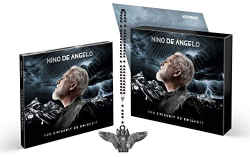 Nino De Angelo, Neues Album 2023, Von Ewigkeit zu Ewigkeit, Limitierte Deluxe Edition Box-Set CD Digipack mit 2 neuen Bonustracks, Totenkopfkette, hochwertigem Artprint