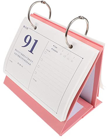 MAGICLULU 2023 100-tage-countdown Kalenderzahlen Blockkalender D-day Tischkalender Babykalender Countdown-zeitplan-kalender Countdown-kalender-schreibtisch D-tag Unten Papier Geschenk Runden