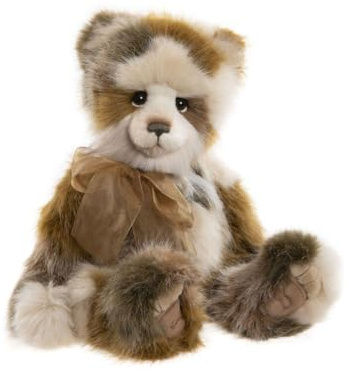 Charlie Bears Stachelbeerkuchen-Teddybär 2023 Alpaka, weich, langhaarig, voll verbunden, handgefertigt