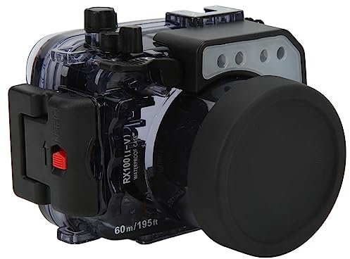 Underwater Camera Housing Case for Sony RX100 RX100 II RX100 III RX100 V, 60m Professional Deep Waterproof Camera Protective Case for Diving, Swimming, Surfing