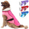 EMUST Hundejacke Winter, gemütliche, Winddichte Hundejacke für kaltes Wetter, einfarbige Hundewesten für den Winter für mittelgroße Hunde, Neu Rosa M