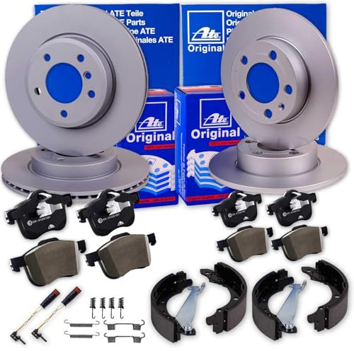 ATE Bremsscheiben + Beläge + Handbremse vorne hinten für C-Klasse W204