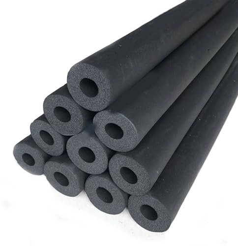 bisch Tube Éponge en Caoutchouc De 6 À 60MM, for Climatiseur, Chauffe-Eau Solaire, Manchon De Tuyau d'eau, Isolation Thermique De 1.8m (Color : 43mm, Size : 1.8M_Thickness 9MM)