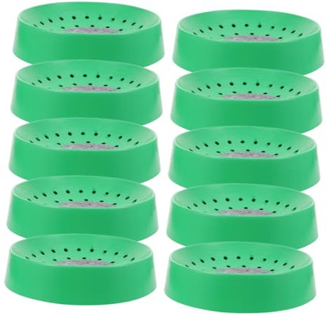 CIYODO 10stücke Plastik Brutnest Für Tauben Taubennester Aus Kunststoff Geeignet Für Brieftauben Mit Bodennetz Für Heimvögel Zuchtzubehör