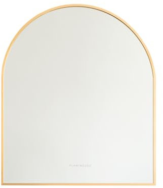 Flamingueo Miroir Mural - Miroir Arche, Miroir Doré, Petit Miroir, Decoration Maison, Miroir Entree, Miroir Decoration Murale, Miroir Chambre