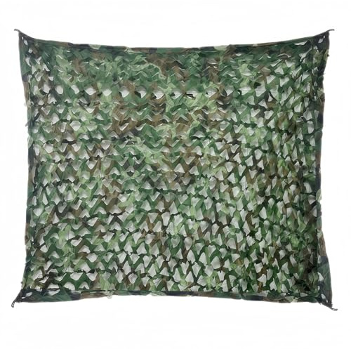 UQXSTAR Tarnnetz Camouflage Netz Jagd,Outdoor Armee Militär Tarn Dekorationen für Gartenzaun,Woodland,Wildcampen,Waldlandschaft,Autodeckung,Sonnenschutz Camping Sichtschutz Netz