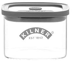 Kilner Fresh Storage 500ml Airtight Glass Container Durable Vacuum Seal Lid | BPA-Free Jar for Food Storage, Nuts, Dried Fruit, Snacks, Pantry Organisation