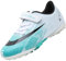 Dhinash Boys Football Boots Kids Astro Turf Trainers Football Shoes Girls Soccer Shoes Teenager Indoor Outdoor Athletics Training Sport Sneakers Unisex White Green 5UK