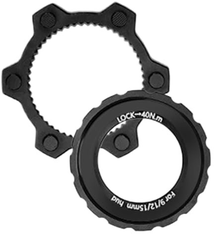 Centerlock 6-fach Adapter, Centerlock 6-Loch Adapter, 2,17 x 2,17 Zoll Bikes Brake Pads, Authentic Lightweight Design, einfache Installation, für Backpacking, Sport, Outdoor Adventure