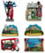 SAJAK Scotland Fridge Magnets Set of 6 - Scottish Souvenir Pack with Edinburgh Castle, Highland Cow, Bagpipes, Saltire Flag, Thistle, Piper, UK Travel Gift, Resin Kitchen Decoration