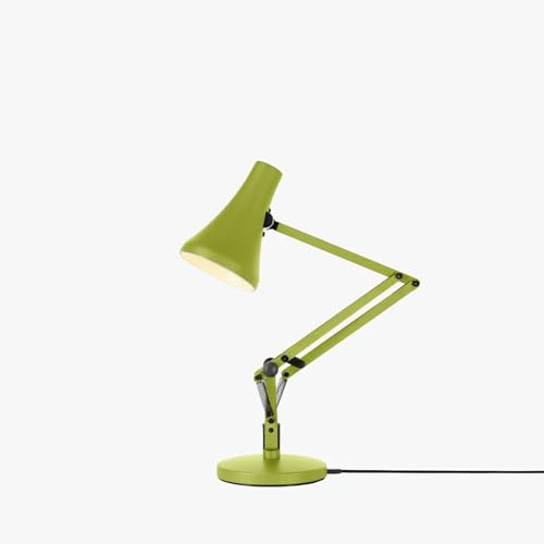 ANGLEPOISE 90 Mini Mini Desk Lamp, Avocado Green, LED Low Energy Dimming Bulb, USB Power Cable, Aluminium Shade and Arms, Satin Painted Finish, Chrome Plated Fittings, Ideal for Small Spaces