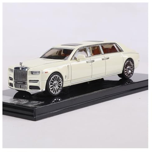 YLQERZ Modellauto Im Maßstab 1 64 Für Rolls-Royce Phantom VII 8. Generation Extended Edition Legierung Automodell Rot Für Die Sammlung(White)