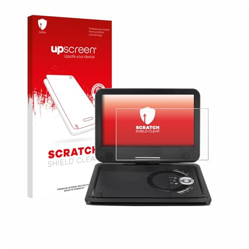 upscreen Scratch Shield Screen Protector compatible with Soundmaster PDB1910SW DVD Player - HD-Clear, Anti-Fingerprint