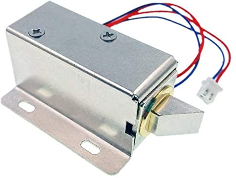 JZK DC 12V bloqueo de la cerradura del solenoide eléctrico para el sistema de seguridad cajas fuertes del gabinete de la puerta