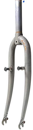 24 Zoll Fahrrad Starr Gabel 1 1/8 Zoll Stahl roh 175mm Gewinde V Brake Felgenbremse
