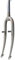 24 Zoll Fahrrad Starr Gabel 1 1/8 Zoll Stahl roh 175mm Gewinde V Brake Felgenbremse