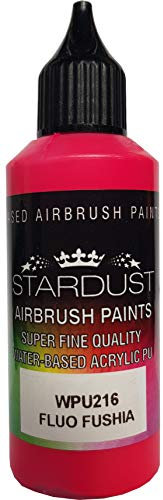 STARDUSTCOLORS Peinture pour aérographe - Acrylique Fluorescent Fushia 60ml