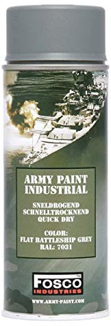 Fosco Army Farbspray Dosen - 400 ml, Farbe:Battleship Grey