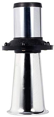 Autohupe, 110DB Auto Auto LKW Antike Vintage Old Style Horn Sirene mit 1 Schraubenbefestigung + 2 Klemmen zum Anschluss von 490Hz 12V(Silber) für 110DB Old Style Horn 110DB Horn 110DB Antike Vin