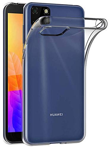 Verco Handyhülle für Huawei Y5p Case, Handy Cover für Huawei Y5p Hülle Transparent Dünn Klar Silikon, durchsichtig