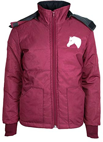MS-Trachten Kinder Winter Reitjacke Mia maroon warm gefüttert