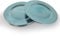 Geri Set of Blue Charger Plates 33cm Under Plates Round Chargers Christmas Plates (6)